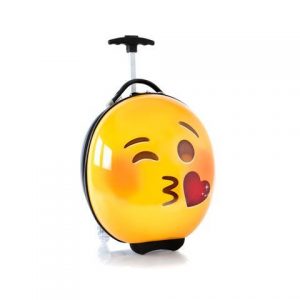 Emoji 行李喼．小朋友開心拖住走