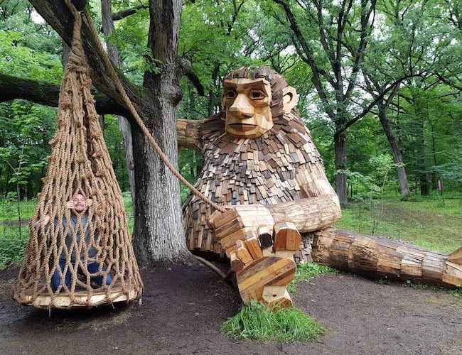 「木巨人」公園．超正「親子景點」