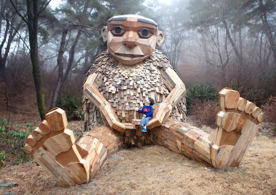 「木巨人」公園．超正「親子景點」