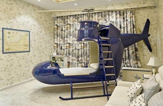 「直升機」兒童床．備駕駛艙
