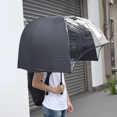 日本「背囊免濕」雨傘・加長版
